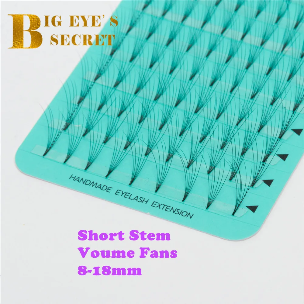 

Heat Bonded Volume Lash 8-18mm Premade Fans Eyelash Extension Short Stem Premade Volume Fans Cheaper Best Quality Volume Lashes