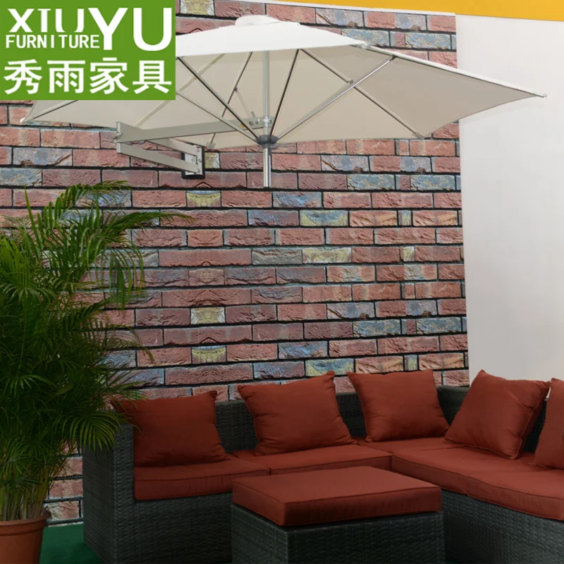 Show rain outdoor patio furniture balcony parasol Howe side wall umbrellain Patio Umbrellas