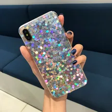 NEW Rhinestone Case For iPhone 7 8 X XR XS Max TPU For iPhone 6 6S