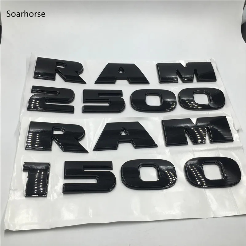 Soarhorse For DODGE RAM 1500 2500 Door Emblem Letters Badge Logo