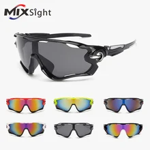 2018 UV400 Cycling Eyewear Bike Bicycle Sports Glasses Hiking Men Motorcycle Sunglasses Reflective Explosion-proof Goggles