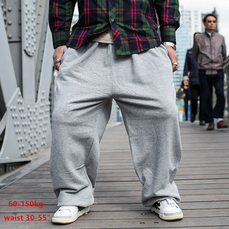 Мужские флисовые теплые спортивные брюки для зимы уличная одежда в стиле хип-хоп повседневные брюки мужские Свободные тренировочные брюки джоггеры спортивные брюки плюс размер