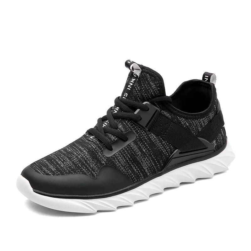 2017 Autumn Men Running Shoes Fly Wiring Material Light Breathable Lace