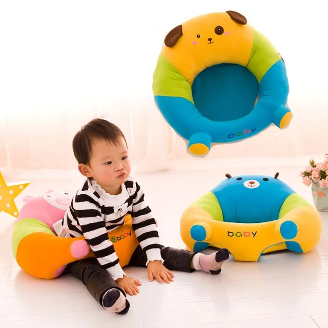 Hot Baby Support Seat Plush Soft Baby Sofa Infant Learning 