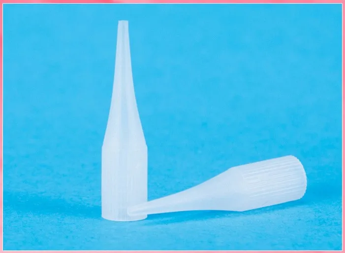 

200Pcs/bag Small Size Tattoo Needle Tips 1RL Long Needle Nipples Caps For Permanent Makeup Machine Free Shipping