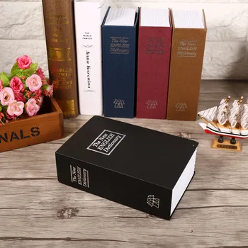 

Secret Box Book Safe With Lock Money Jewelry Safty Collection Case Household Locker Storage Box Cash Secure Boxes
