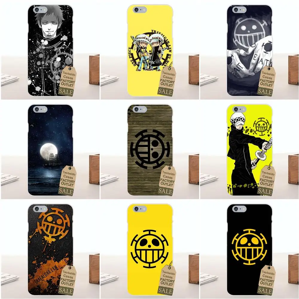 Цельнокроеные Мягкие силиконовые прозрачные чехлы из ТПУ с логотипом Trafalgar Law для