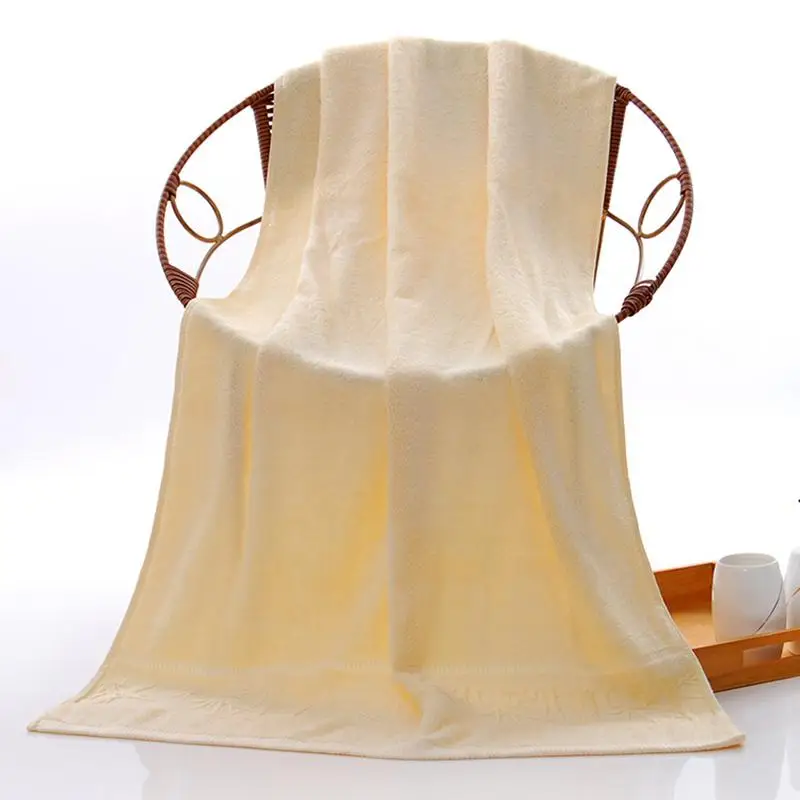 ROMORUS банное полотенце из бамбука полотенце для взрослых Лето охлаждающее полотенце розовый голубой желтый сатин-жаккард большой купальное полотенце быстросохнущая - Цвет: Цвет: желтый