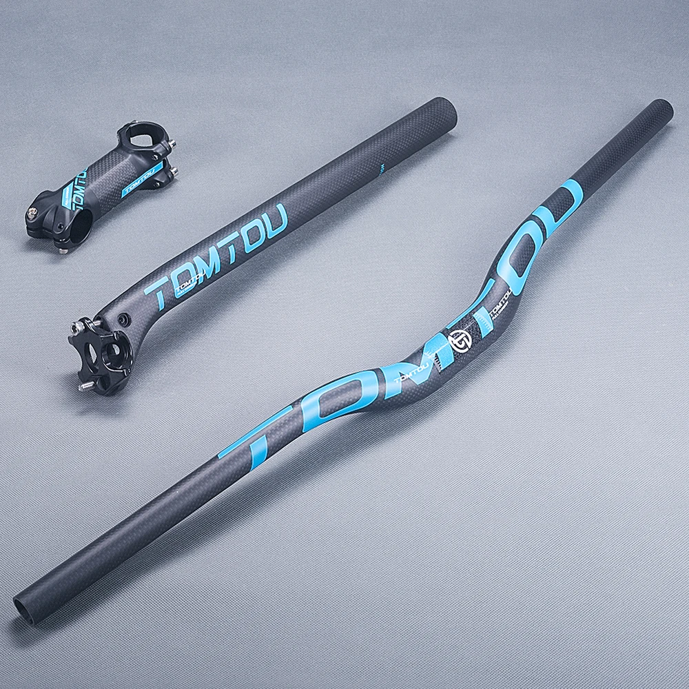 TOMTOU 3 كيلو الكربون الألياف دراجة هوائية جبلية المقود + الخلف Seatpost + الجذعية MTB المقاود مجموعات دراجة أجزاء ماتي الأزرق- TB9T34 TOMTOU 3 كيلو الكربون الألياف دراجة هوائية جبلية المقود + الخلف Seatpost + الجذعية MTB المقاود مجموعات دراجة أجزاء ماتي الأزرق- TB9T34