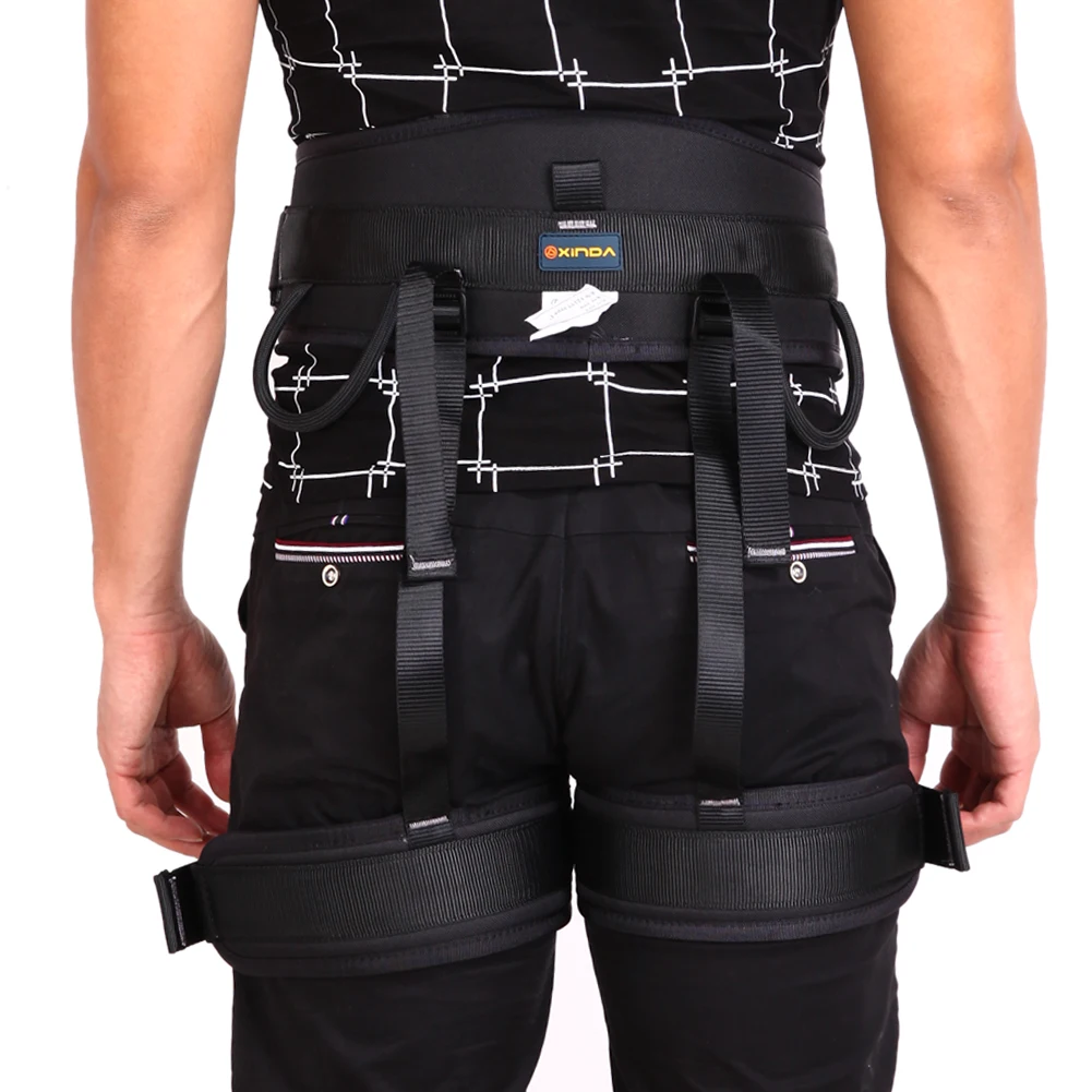 

500 Kg Capacity Climbing Engineering Protection Harness Belt Bust Seat Rope Outdoor Rock Climbing Harness Rappelling Safety Belt