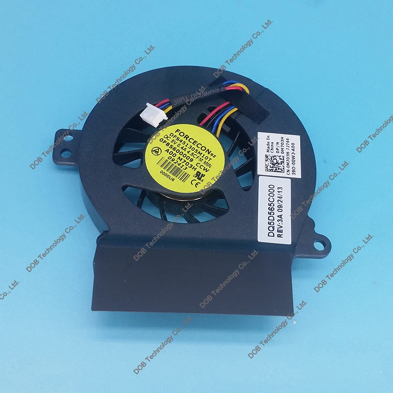

Laptop 0M703H DQ5D565C000 CPU Cooling Fan for DELL Vostro A860 A840 1410 M703H Series 4 PIN