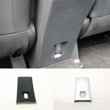 For Mitsubishi Eclipse Cross 2017 2018 ABS Car styling Back Rear Air Condition outlet Vent frame cover trim accessories for mitsubishi eclipse cross 2018 abs plastic interior rear air vent outlet panel cover trim 1pcs car styling accessories