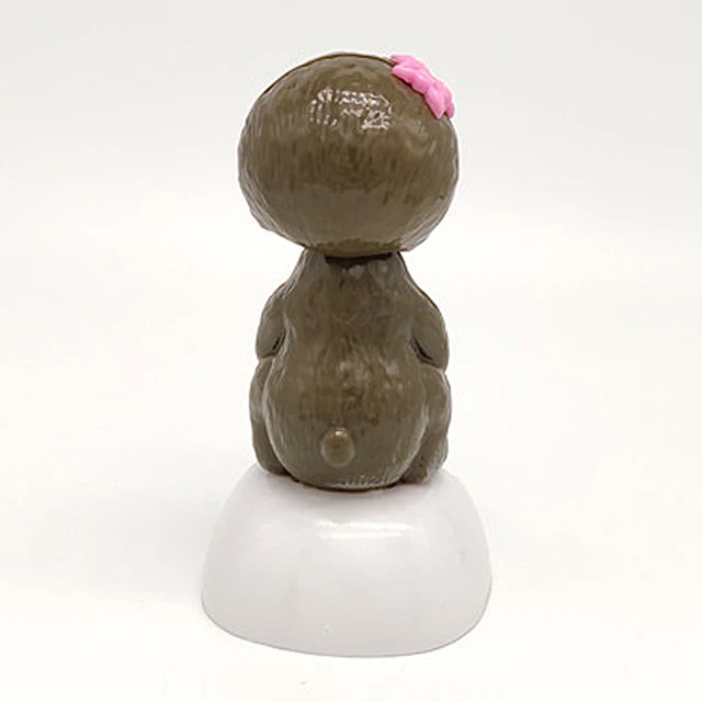 Cartoon Solar Powered Tree Sloth Figurine - Nodding Dancing Swing Animal Model Kids Educational Toy Home Desk Decor 6