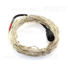 100 м 10 шт.* 10 м 10 светодиодный s/m алюминиевый Рождественский светильник белый синий свадебный светильник s розовый RGB светодиодный светильник с разъемом постоянного тока