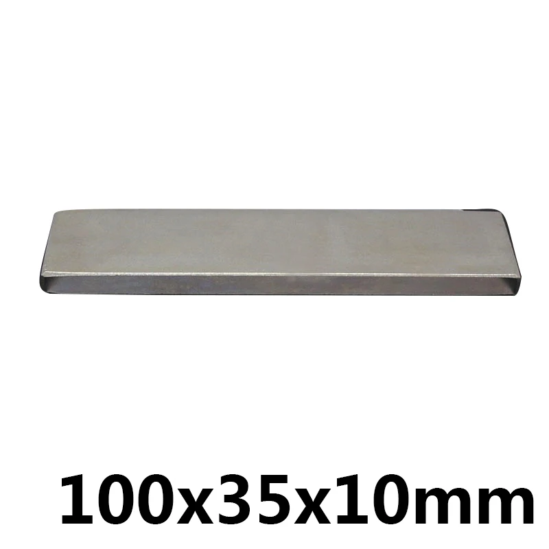1 шт. 100x35x10 редкоземельный сильный магнит 100*35*10 Модель Ремесленного холодильника