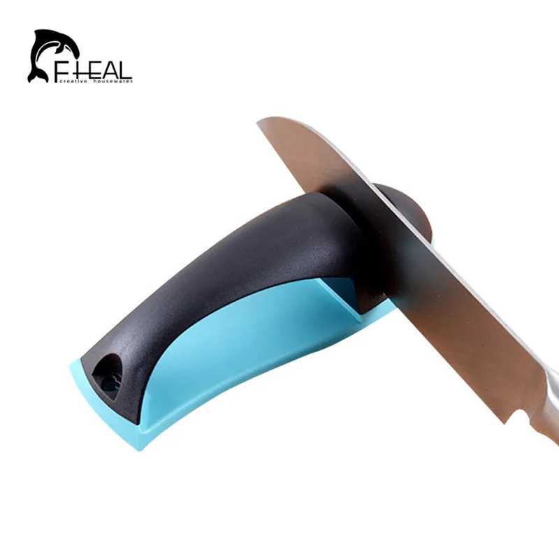 FHEAL Portable Knife Sharpener Knife Sharpening Diamond Stone Sharpener Ceramic Sharpener for
