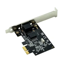 1000 Мбит/с гигабитный Ethernet PCI-E сетевой контроллер 10/100/1000 м RJ-45 сетевая карта LAN адаптер конвертер Бесплатный драйвер Win 7/8/10