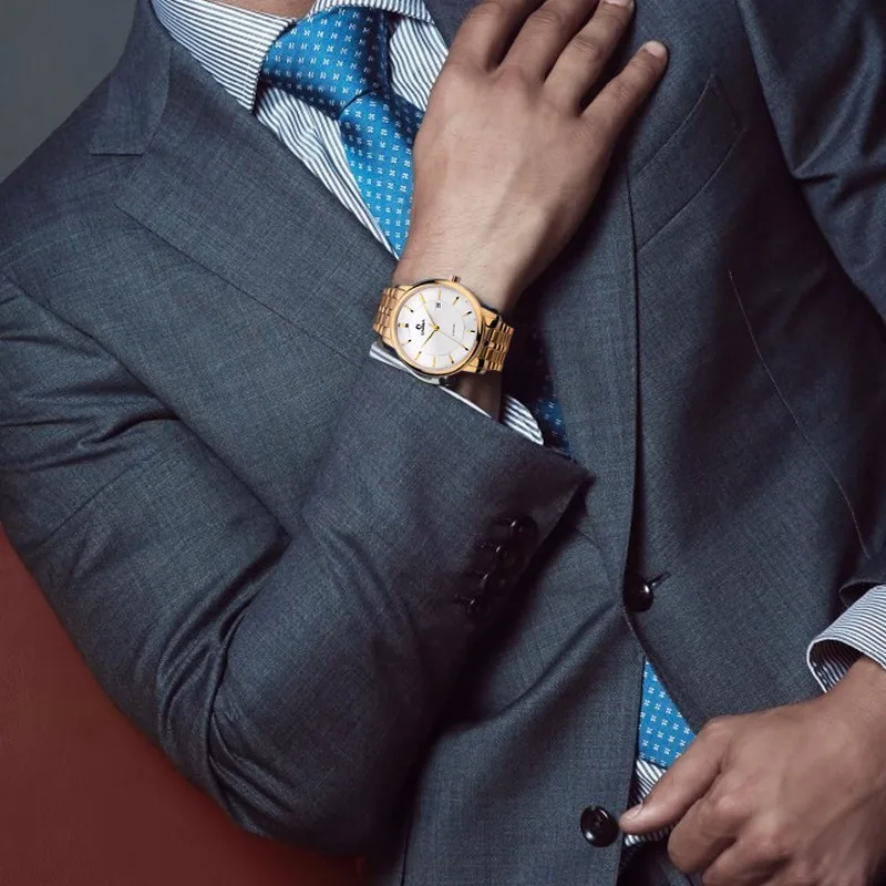 CASIMA смотреть Для мужчин лучший бренд класса люкс Бизнес кварцевые наручные часы человек Водонепроницаемый золотые наручные часы Для мужчин Saat Relogio Masculino