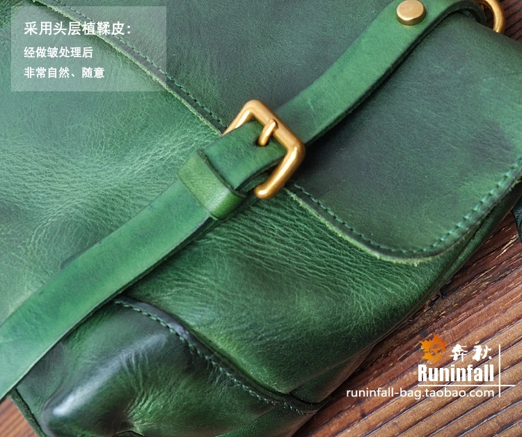 Дамская сумочка из кожи растительного дубления в стиле ретро|designer shoulder bag|shoulder