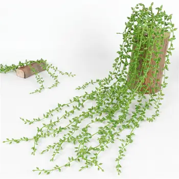 

Artificial Vine 1Pc 82cm Hanging Artificial String of Pearls Vine Wedding Party Home Wall Decor