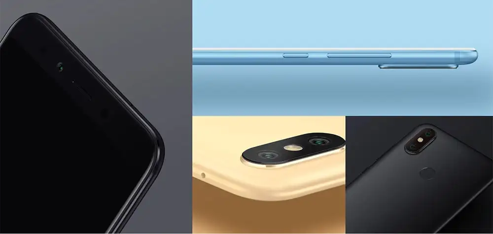 Xiaomi Mi A2 4G Phablet 5.99 inch Android 8.1 Snapdragon 660 Octa Core 2.2GHz 4GB RAM 64GB ROM 12.0MP + 20.0MP Rear Camera Fingerprint Sensor 3010mAh Li-ion Battery- Black