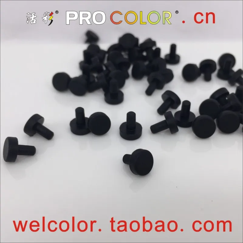 T-type Solid 2.5MM 2.5 2.2 2.3 3/32 MM High Temp Black Transparent Soft Round rubber silicone plug stuffy head cover cap | Обустройство
