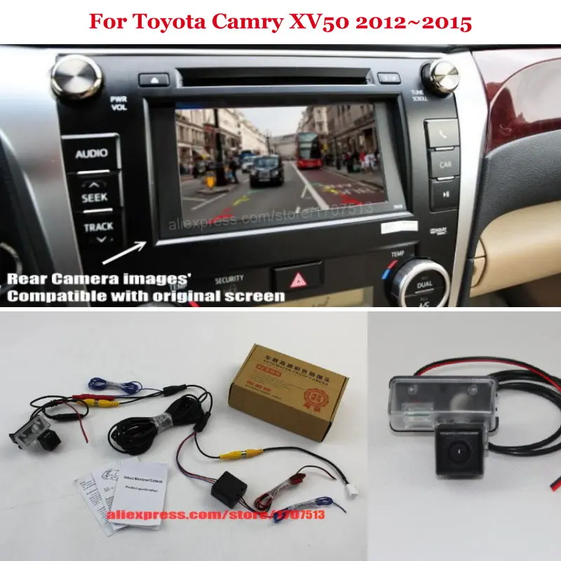 Car Rear View Back Up Reverse font b Camera b font Sets For Toyota Camry XV50