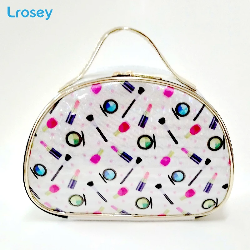 PU Laser Magic Color Makeup Organizers Fashion large capacity portable Travel Cosmetic Bag bathroom waterproof wash Storage Bags