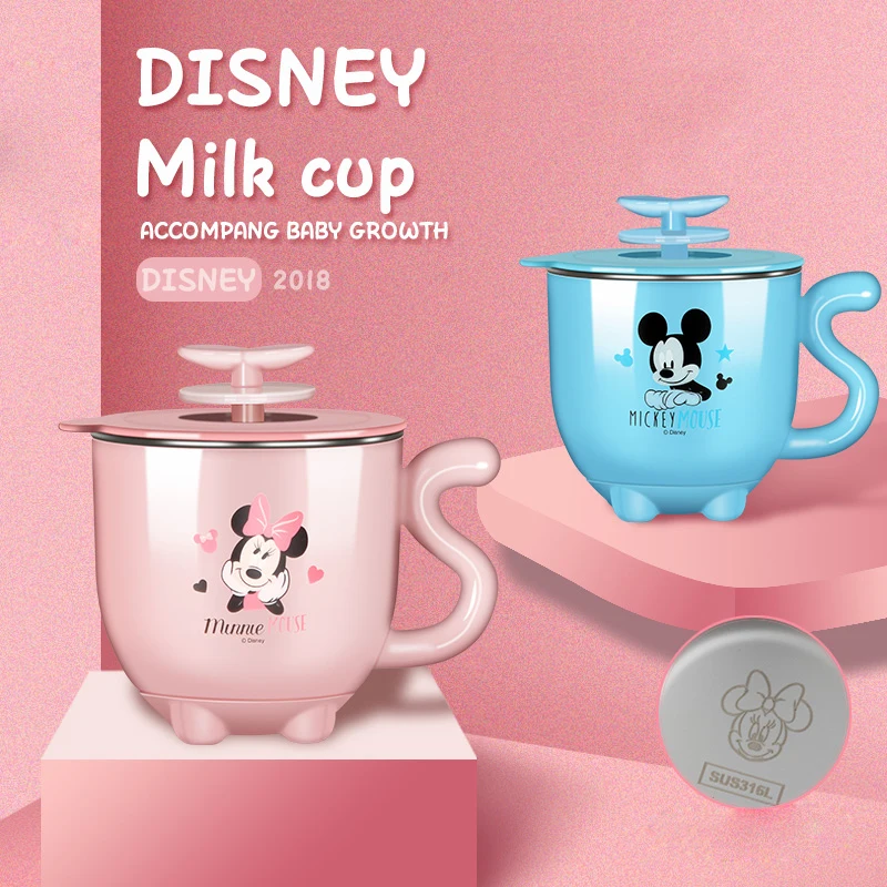 

Disney Children's Cup Stainless Steel Drinking Cup for Kindergarten Bagy Shatter-resistant Cup for Home Use
