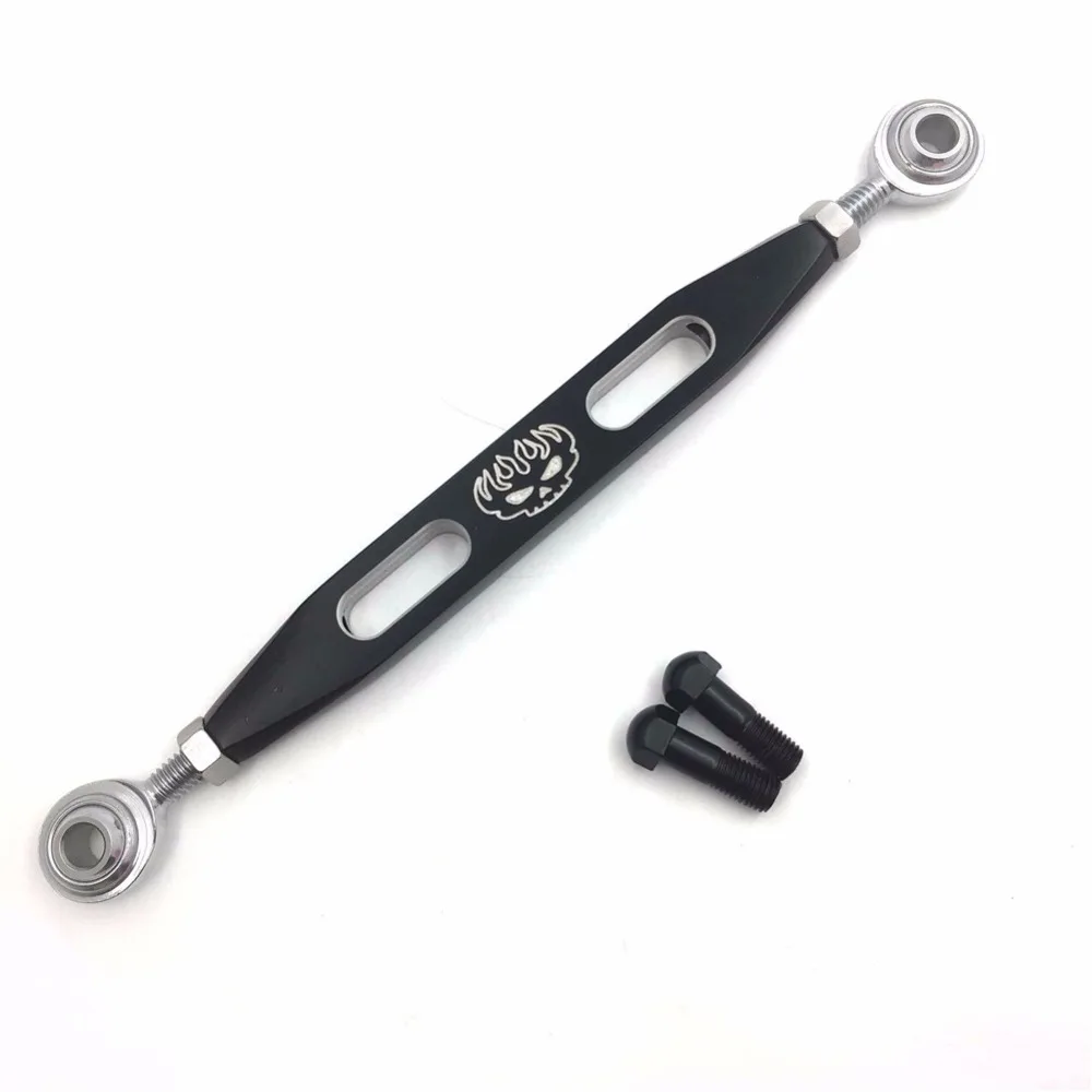 

Aftermarket free shipping Black Slotted Flame Skull Short Gear Shift Linkage For Harley 2004-later XL model
