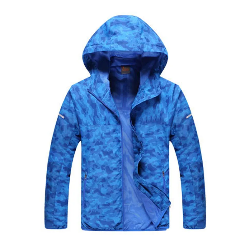 

2016 Outdoor Sports Jacket Waterproof Windproof Wreathable Camouflage Jacket Hiking Mountaineer Running Jacket Windbreaker Men