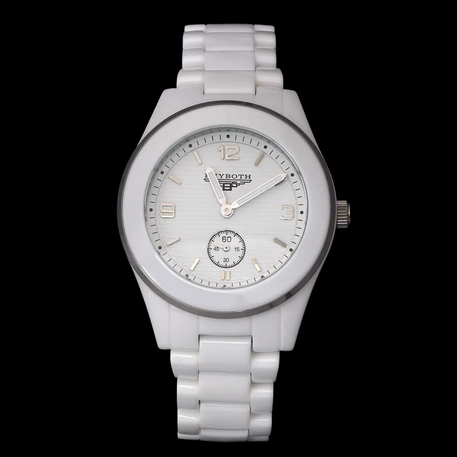 

New men's sport watch phyboth PB1425/1422 ceramic wrist watch Japanese quartz movement clock free shipping