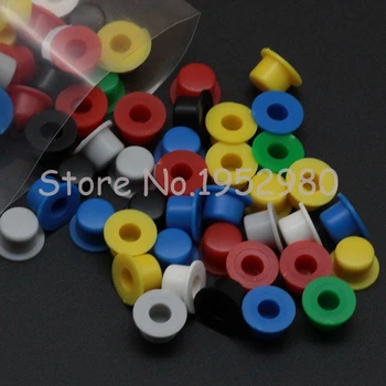 

200PCS/LOT A101 Plastic Switch Button Caps Push Key Caps Multicolor Size 4.5mm*7.4mm Hat Shape ( for 6*6 Round Tact Switch)