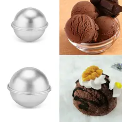 6 шт. из металла Алюминий сплав форма для бомбочек для ванн 3D мяч Сферическая форма DIY купальный инструмент интимные аксессуары
