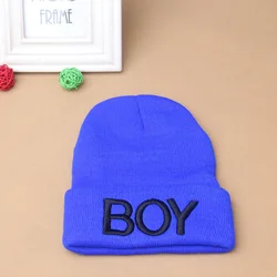 

New Toddler Baby Girls Boys Knitted Woolen Skull Hats BOY Beanie Cap Ski Hats