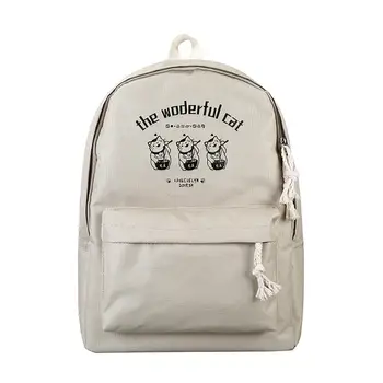 

Backpacks schoolbags 2019 Fashion Women Oxford Letter Color Capacity Student Backpack Casual Travel Couple Bag mochila