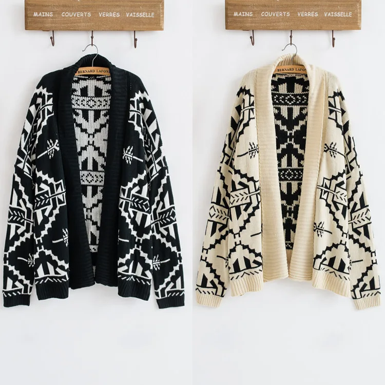 women's acrylic cardigan sweater