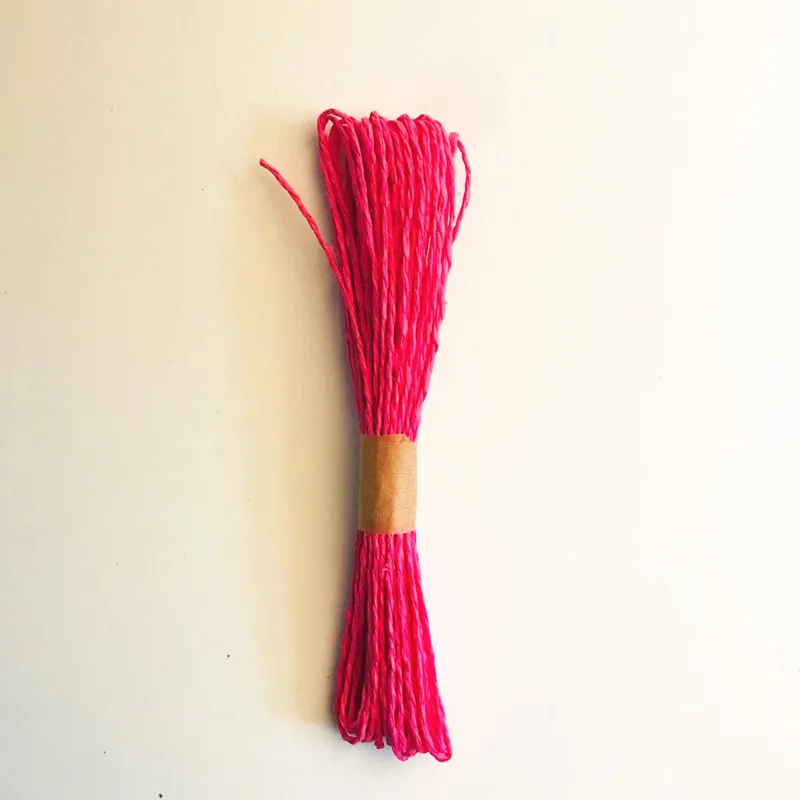 10 м различные цветные бумажные веревки 2 мм DIY аксессуары для рукоделия Свадебные