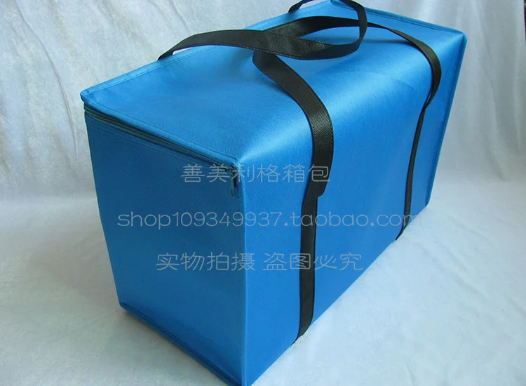 

Large Insulated Picnic Cooler Bags Cake Pizza Lunch Cool Handbags Ice Pack Thermo Portable Insulation Pouch sgblue12