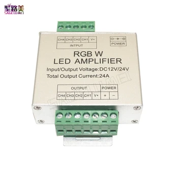 

LED RGBW Amplifier DC12V/ 24V 24A 4 Channel 4CH 3CH Output RGBW LED Strip Power Repeater Controller For rgbw rgb led tpae ribbon