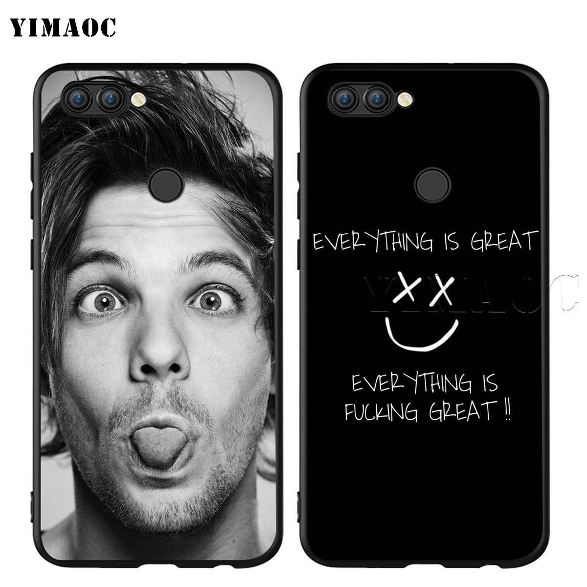 YIMAOC Louis Tomlinson Silicone Case for Huawei Mate 10 P8 P9 P10 P20 Lite Pro P Smart Mini 2017