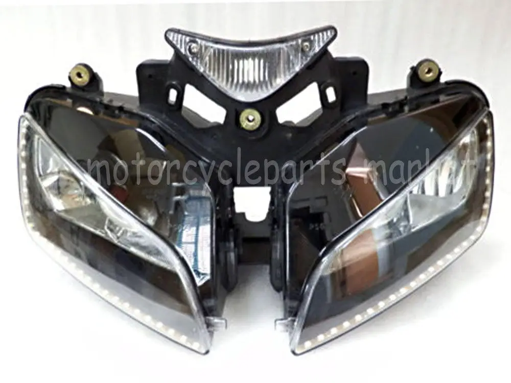 Проектор в сборе HID фара белый ангел красный демон глаза для Honda CBR1000RR CBR 1000 RR 2004 2007