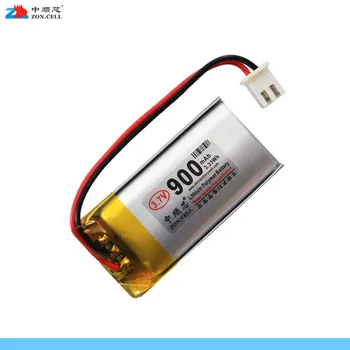 

In 900mAh 902042 3.7V lithium polymer battery 902040 GPS scan code instrument speaker driving apparatus Rechargeable Li-ion Cell