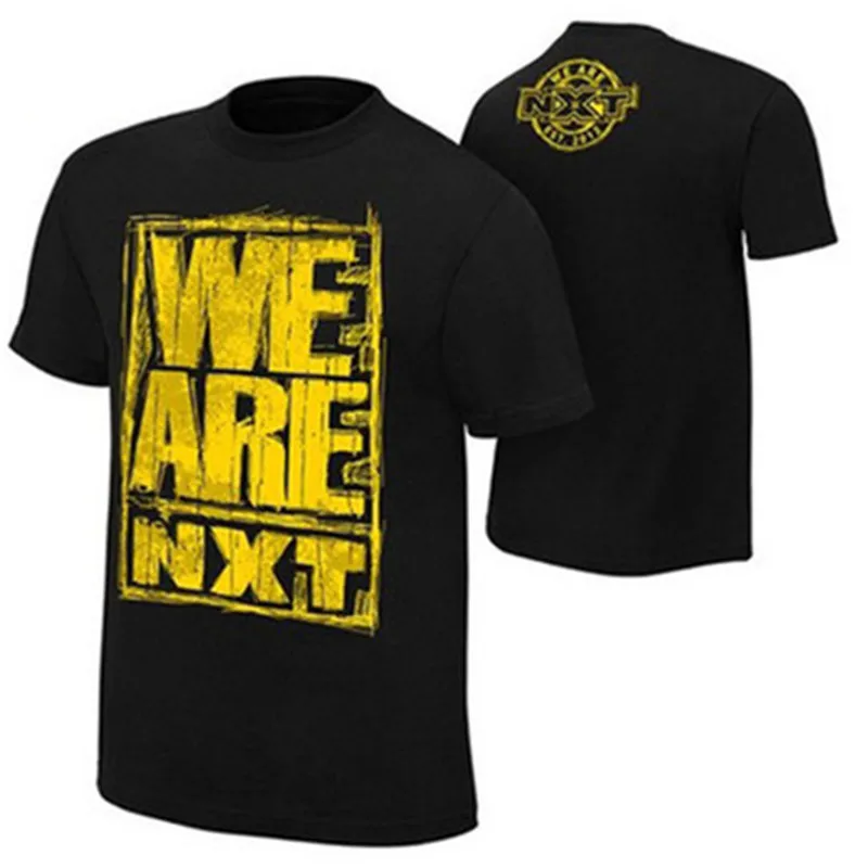 

2018 Continuous Hot New Wrestling T Shirt Printing Roman Seth AJ Style Men's T-Shirt High Quality Cotton Shirt T-Shirts Clothing