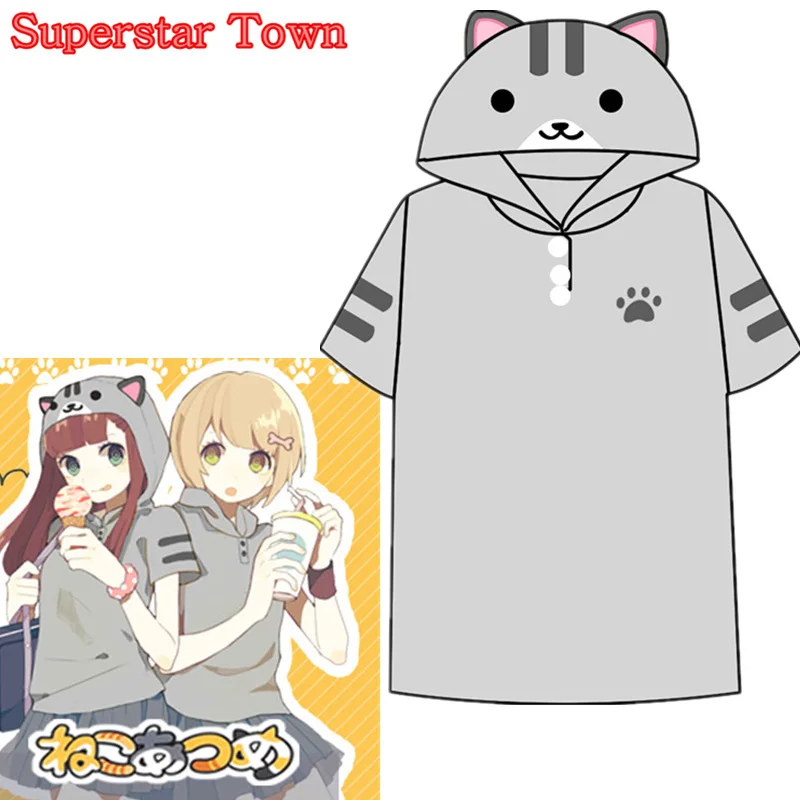 Летниь Дляин ТоктирующKawaii ашка me шкльда Kairl Tee as супда год|cat shirt|neko atsumeshirt kawaii |