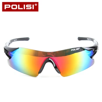 

POLISI Professional Polarized Windproof Anti-UV Cycling Glasses Men Women Outdoor Mountain Eyewear 5 Lens Gafas Ciclismo