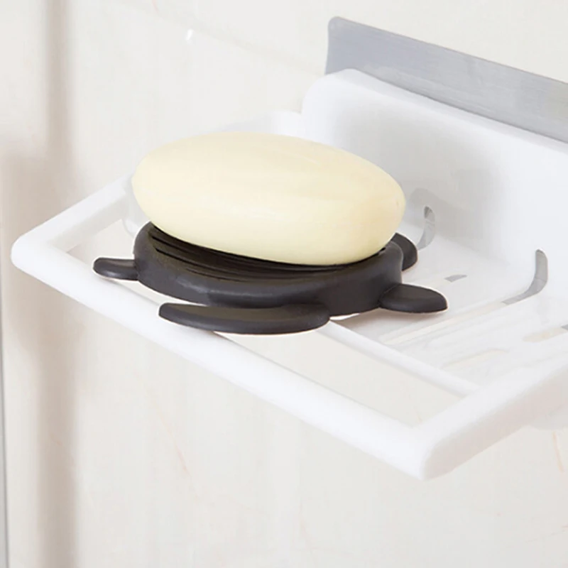 Creative Turtle Shape Soap Holder Quality PP Plastic Home Travel Soap