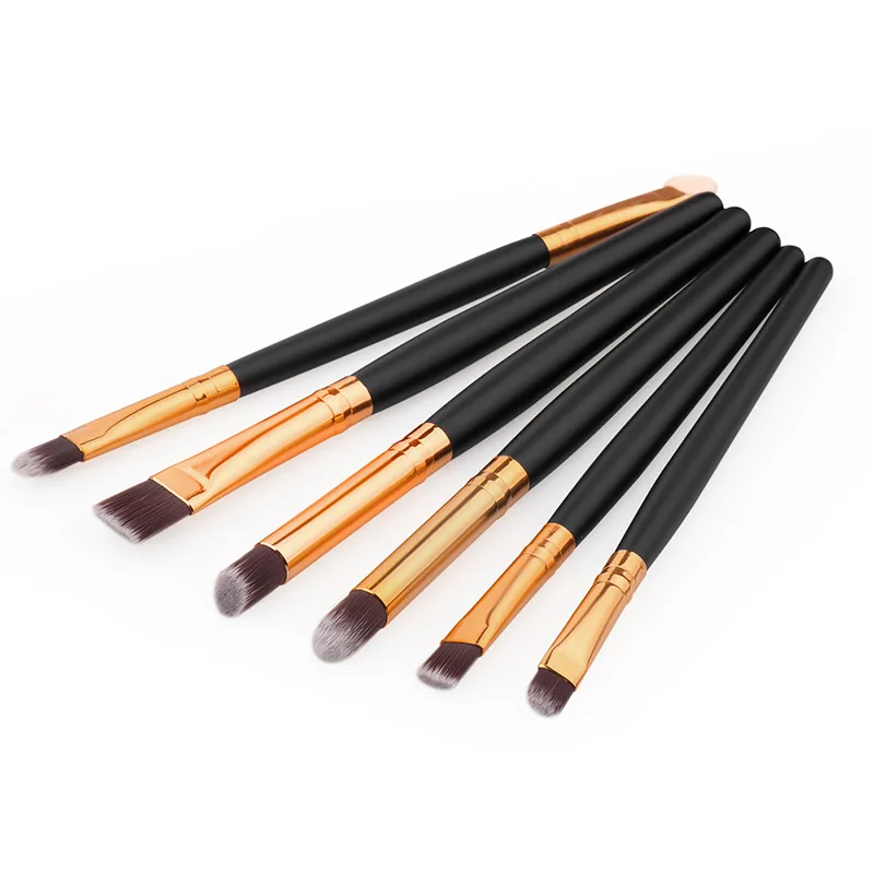 

6 PCS Professional Makeup Cosmetics Brushes Eye Shadows Eyeliner Brush Tool Set Kit For Womne Lady Makeup Tool FM88