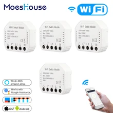 DIY WiFi Smart Light Switch Universal Breaker Timer Smart Life APP Wireless Remote Control Works with Alexa Google Home diy wifi smart light switch universal breaker timer wireless remote control works with alexa google home smart home automation