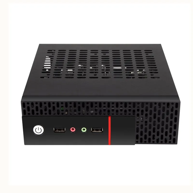 Чехол Silm для ПК DIY Mini itx HTPC черный стальной корпус домашнего кинотеатра